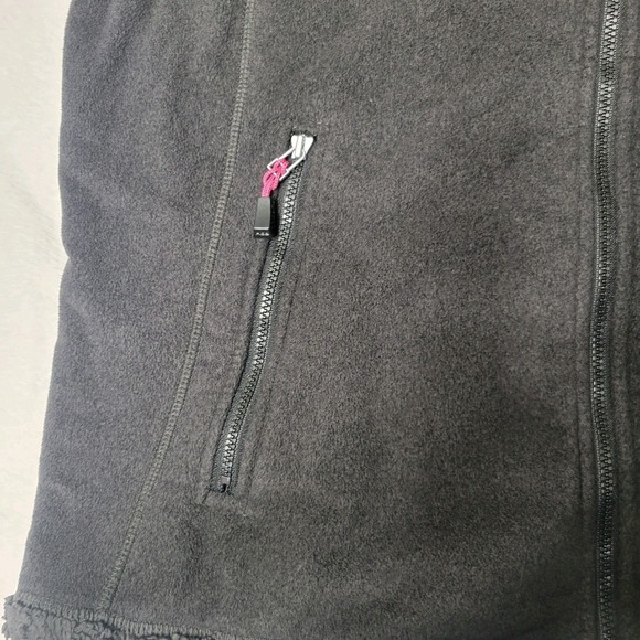 Vintage Nike ACG Sherpa Lined Fleece Full Zip Jacket Women's Large Charcoal Grey - Picture 6 of 14